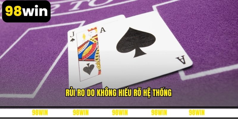 Rủi ro do không hiểu rõ hệ thống
