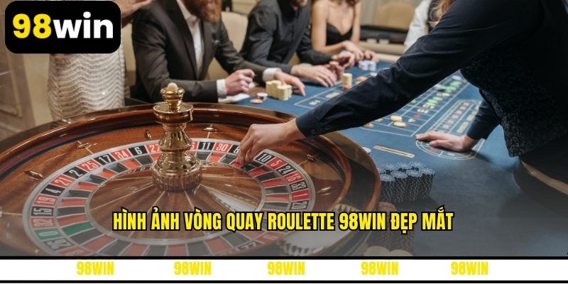Hình ảnh vòng quay Roulette 98WIN đẹp mắt
