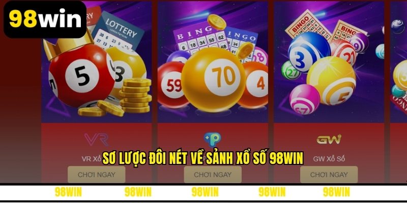 Sơ lược đôi nét về sảnh xổ số 98WIN
